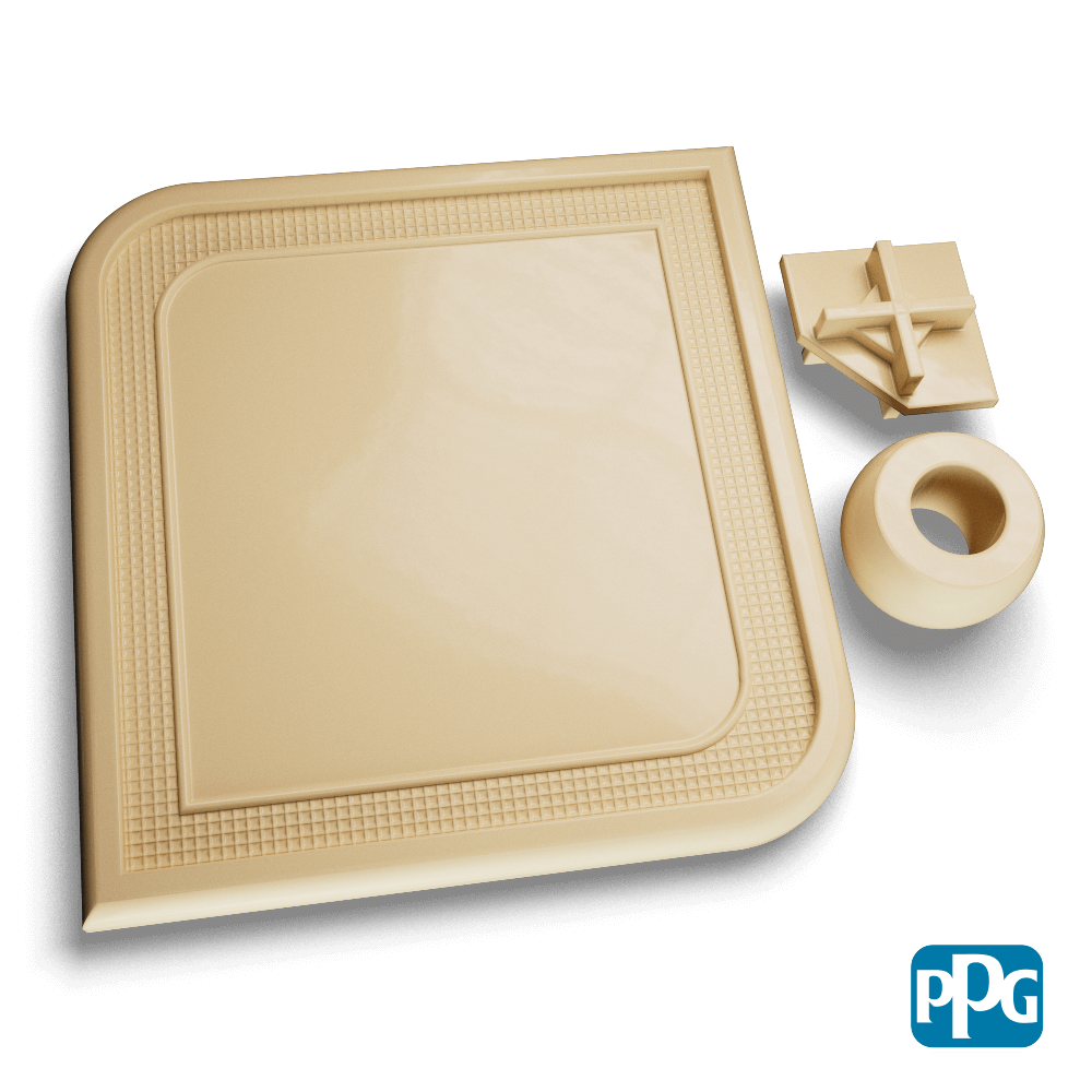 CREAM powder coating color swatch image