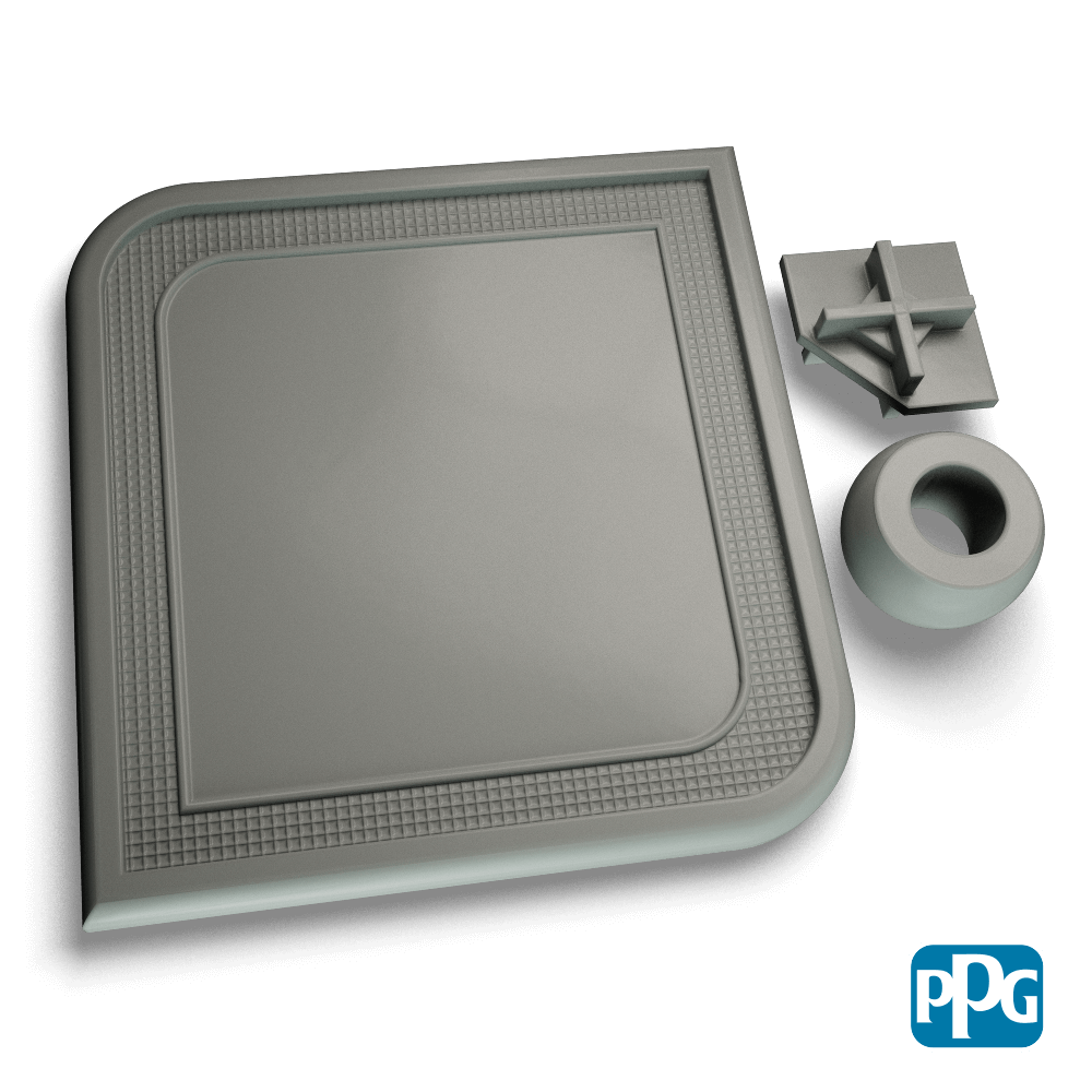 ANSI 49 GRAY powder coating color swatch image