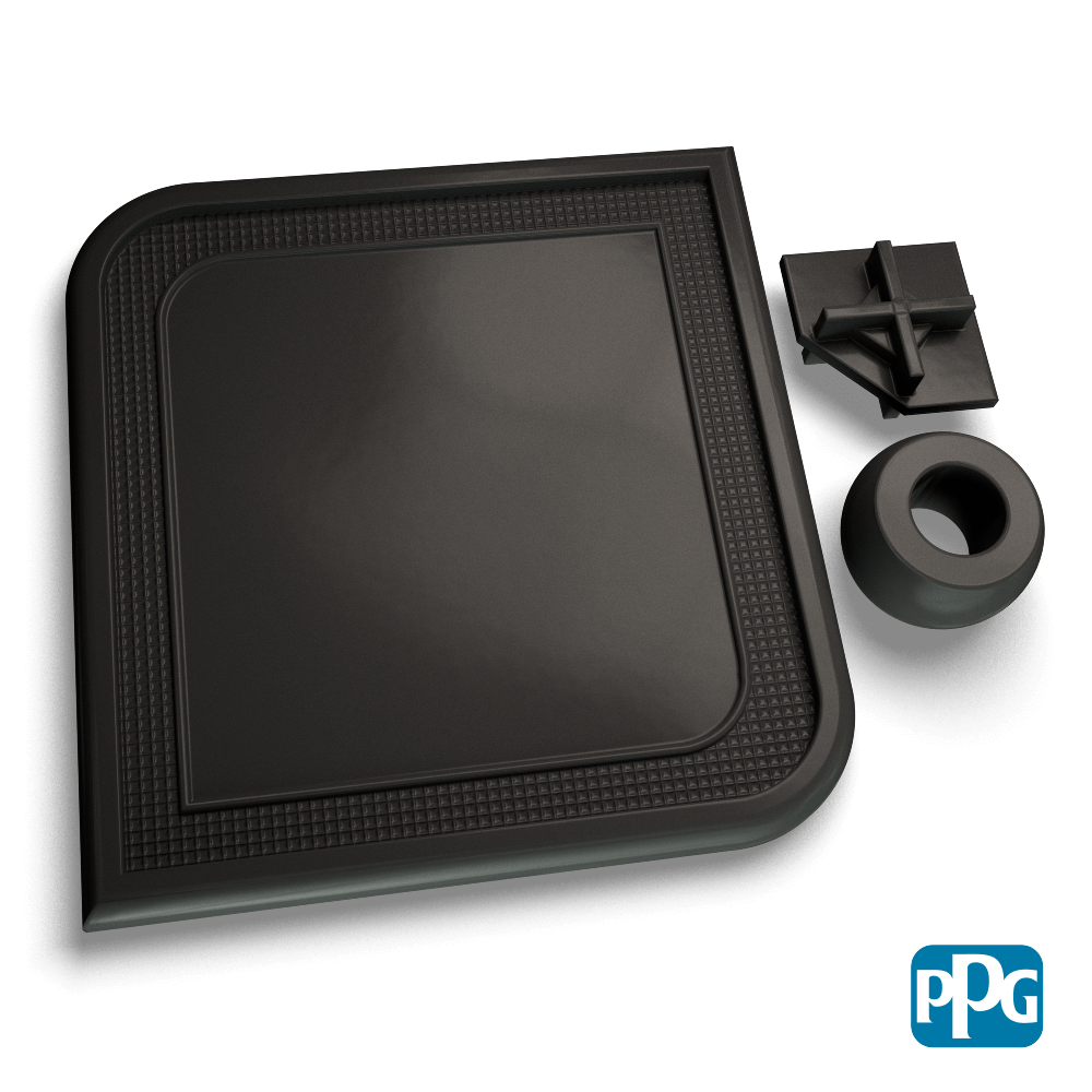 Small Batch PPG Powder Coatings MS45 Black Polyester