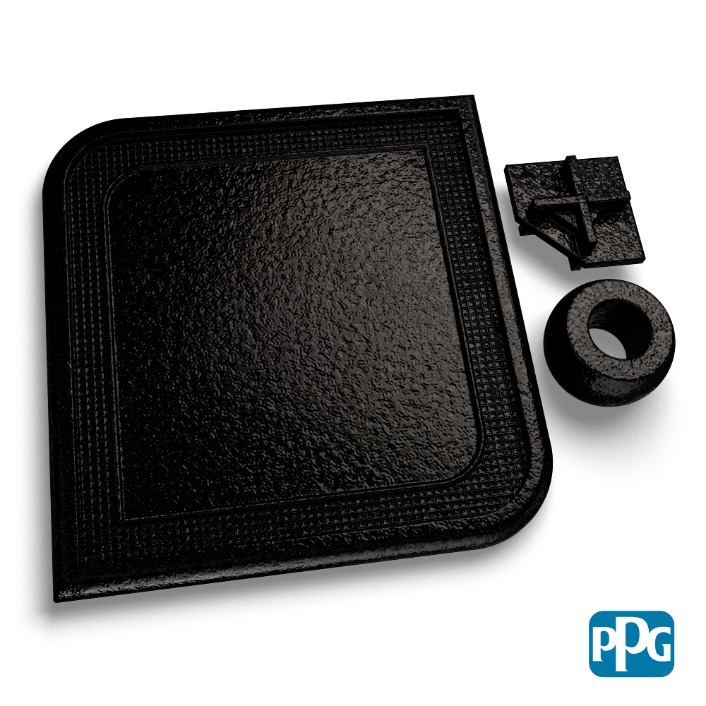 Clear River Texture Powder Coating