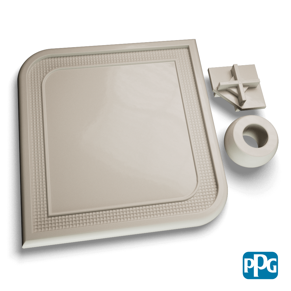Small Batch PPG Powder Coatings RAL 7044 SILK GRAY AAMA 04