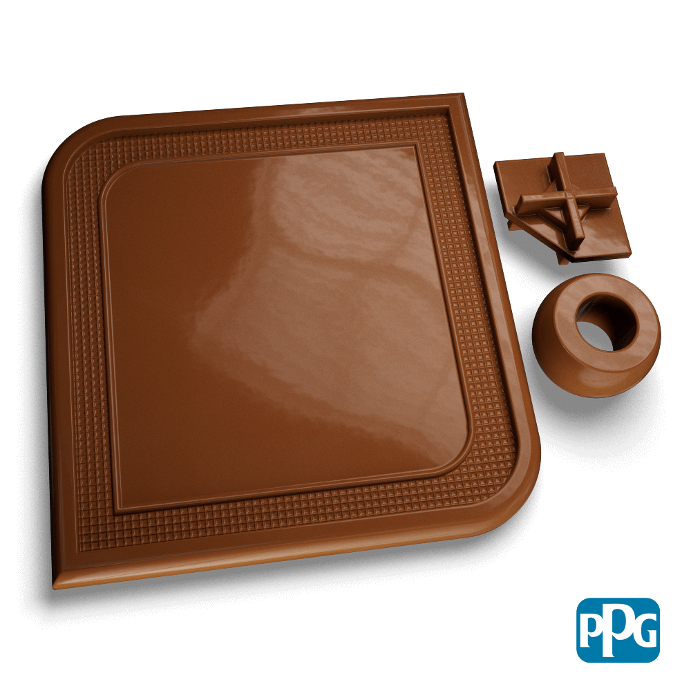 Small Batch PPG Powder Coatings RAL 8008 OLIVE BROWN