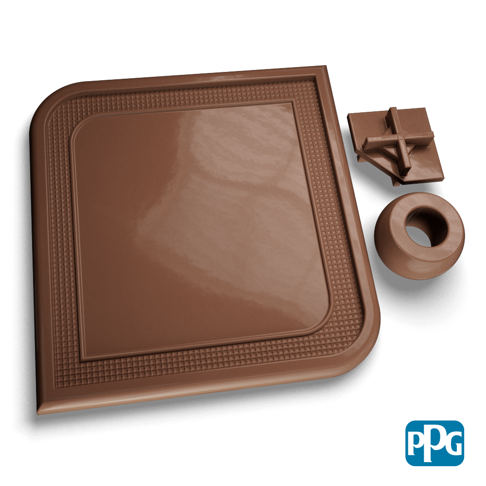 Small Batch PPG Powder Coatings RAL 8025 PALE BROWN AAMA 04