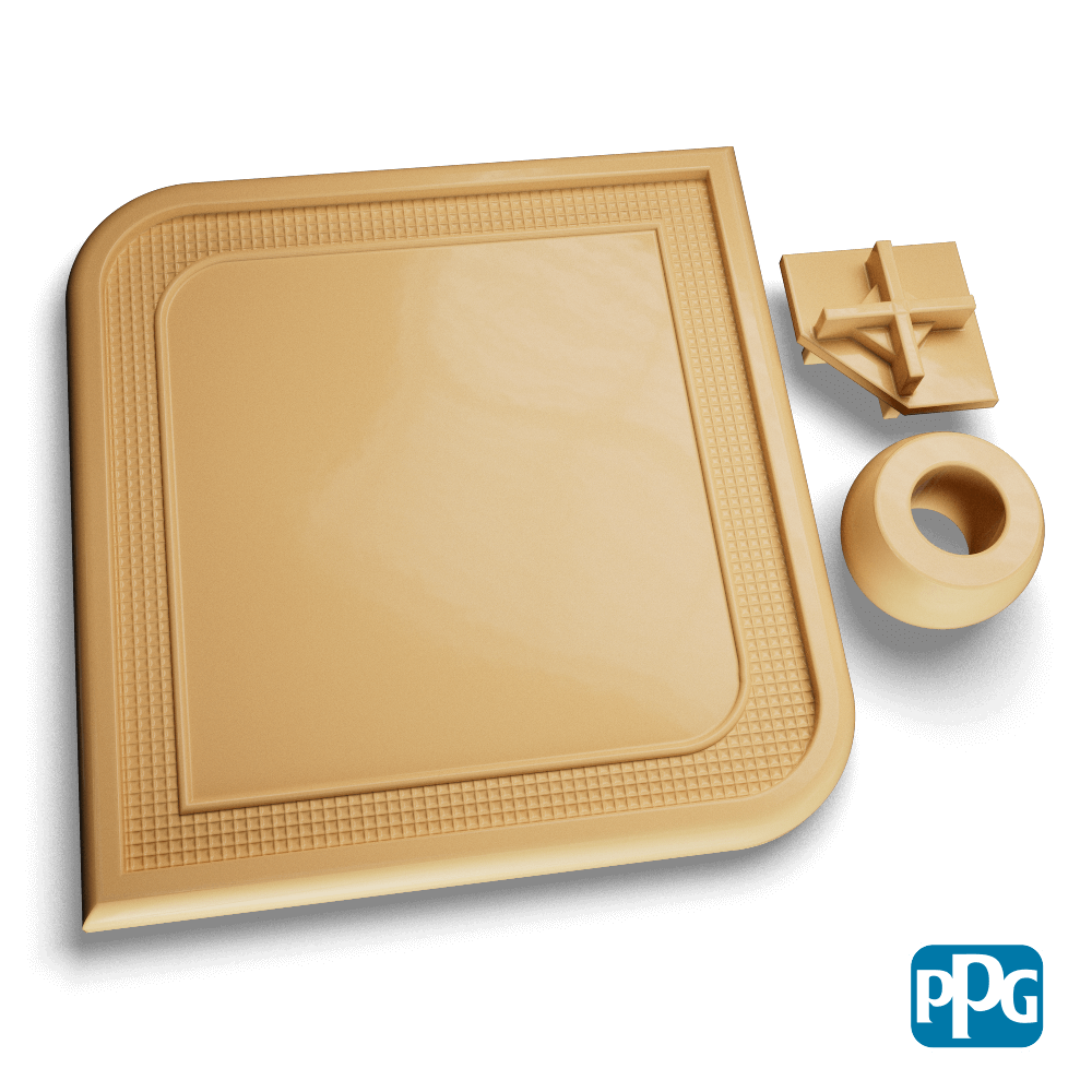 Small Batch PPG Powder Coatings RAL 1002 SAND YELLOW AAMA 04