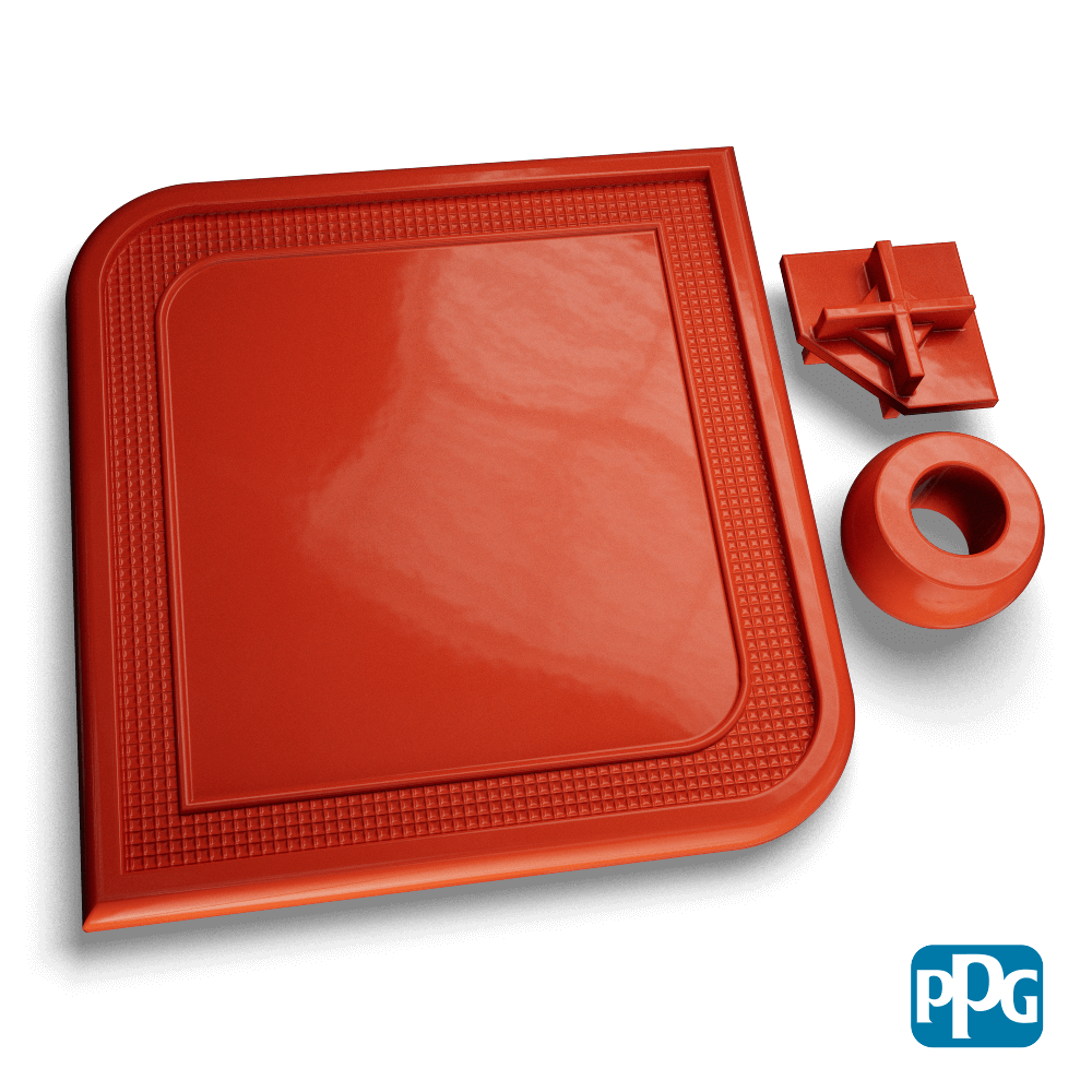 Small Batch PPG Powder Coatings RAL 2001 RED ORANGE