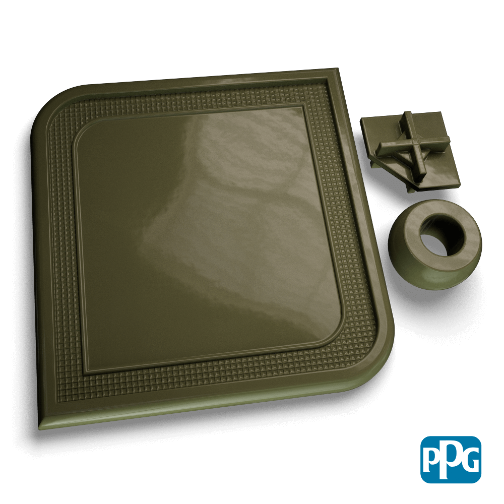 Small Batch PPG Powder Coatings RAL 6003 OLIVE GREEN