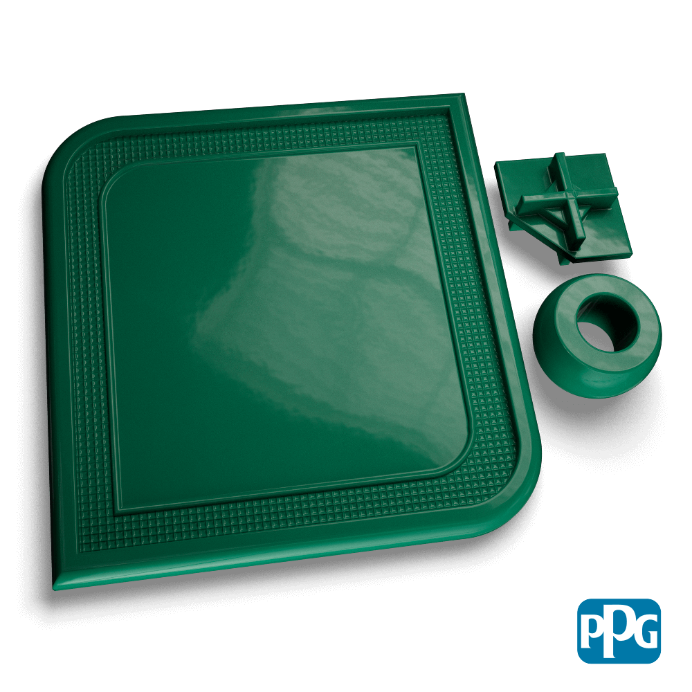 Small Batch PPG Powder Coatings RAL 6026 OPAL GREEN AAMA 04