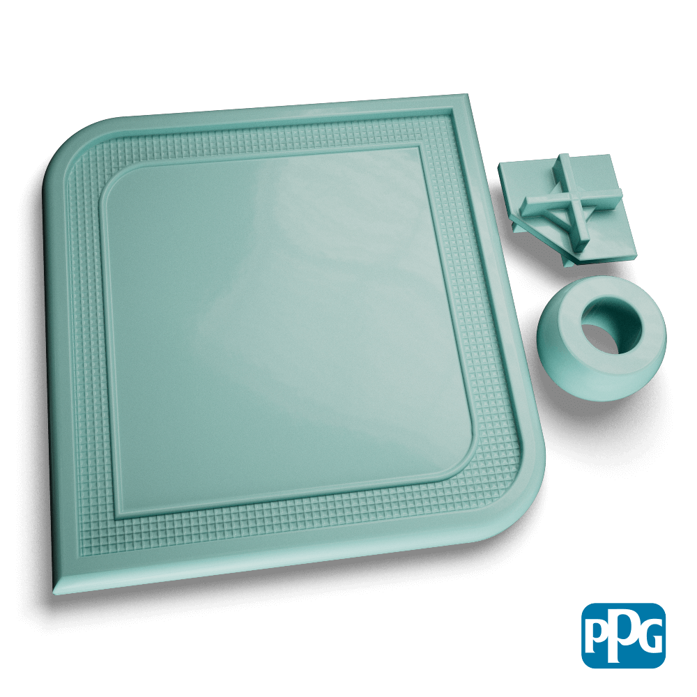 Small Batch PPG Powder Coatings RAL 6034 PASTEL TURQUOISE AAMA 04