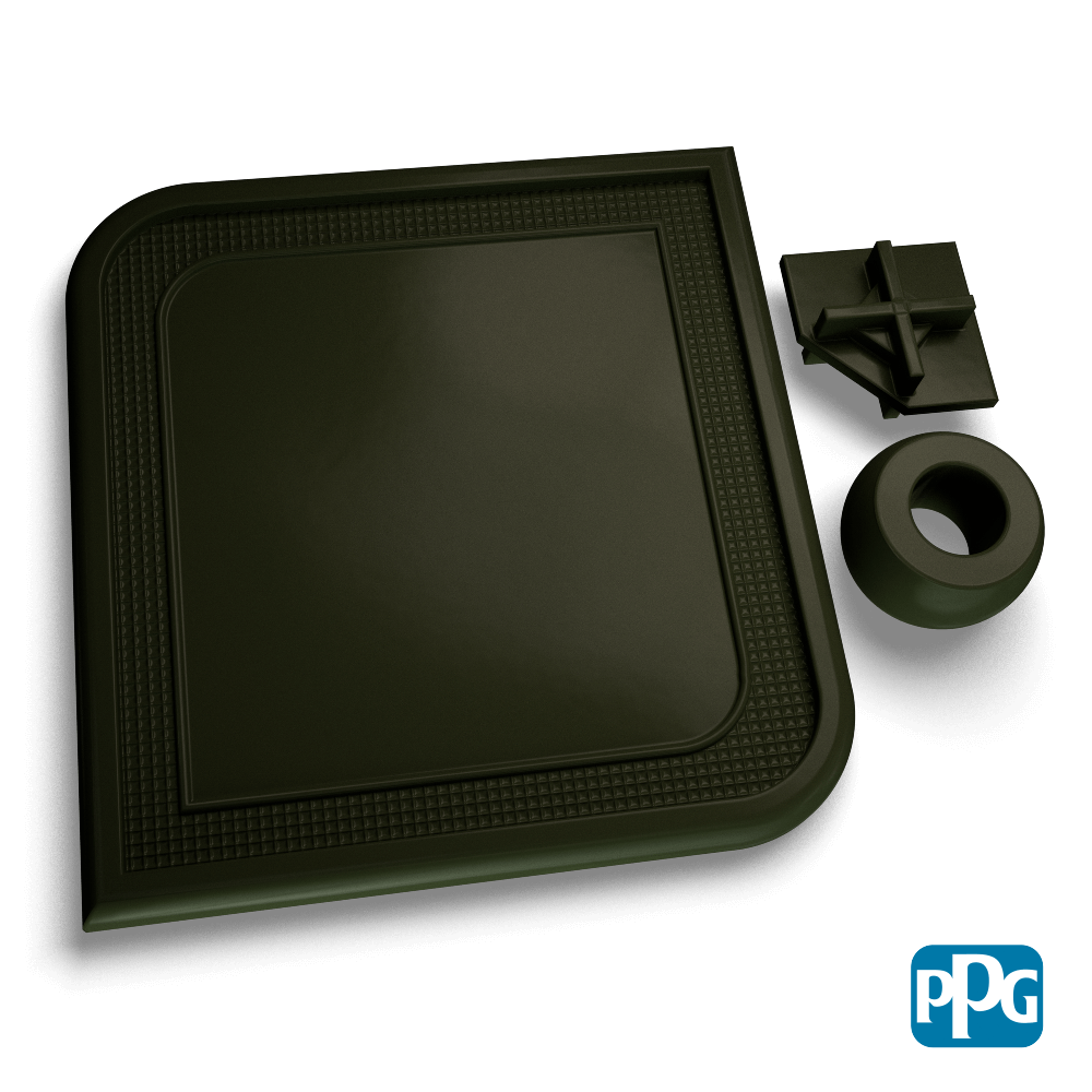 RAL 6007 BOTTLE GREEN MATTE AAMA 04