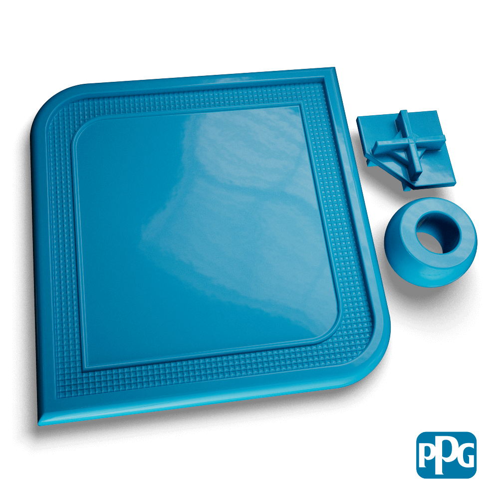 RAL 5015 SKY BLUE powder coating color swatch image