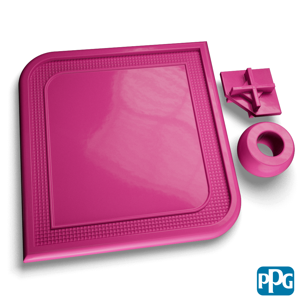 Small Batch PPG Powder Coatings RAL 4010 TELEMAGENTA