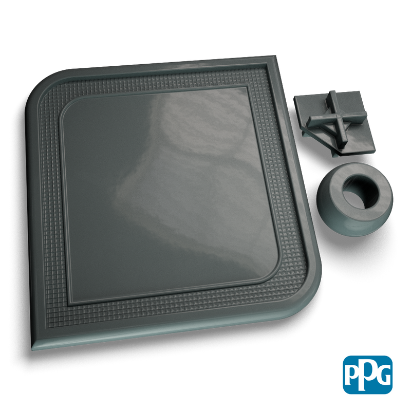 DARK GRAY POLYESTER