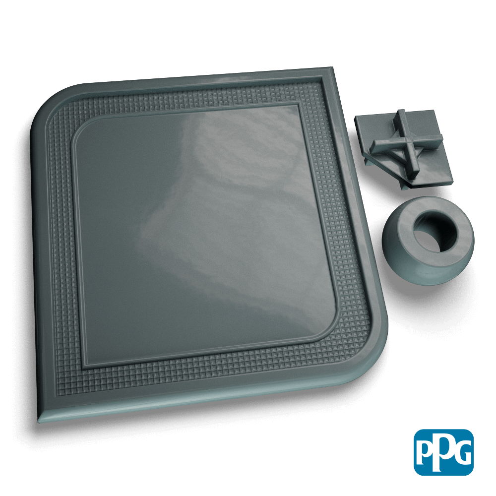 Small Batch PPG Powder Coatings RAL 7031 BLUE GRAY