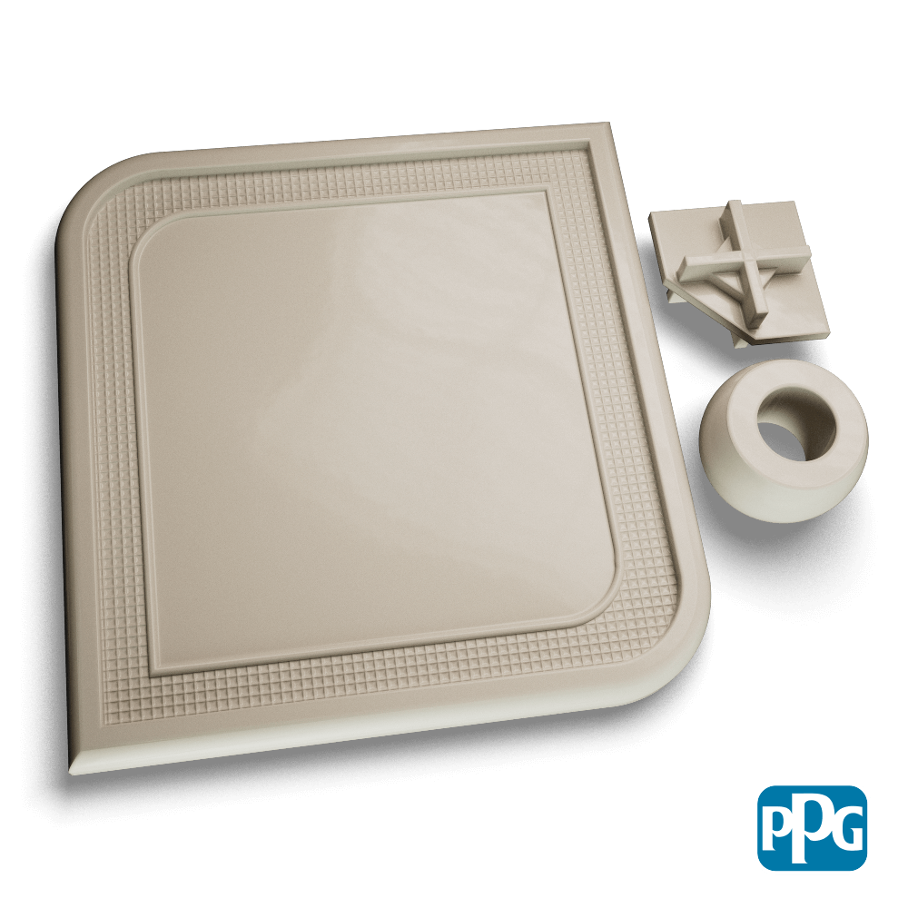 Small Batch PPG Powder Coatings RAL 7032 PEBBLE GRAY AAMA 04
