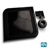 HIGH GLOSS BLACK XMR powder coating color swatch image