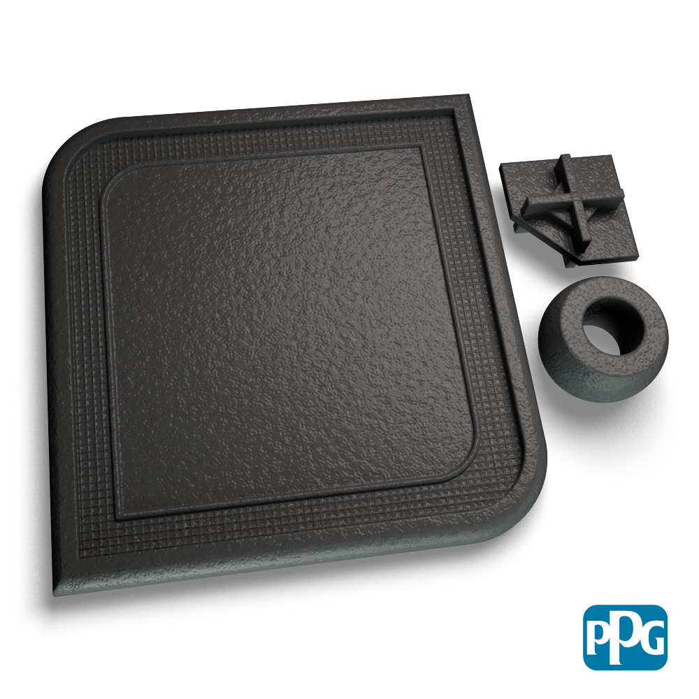 RAL 7021 DARK GRAY RIVER TEXTURE