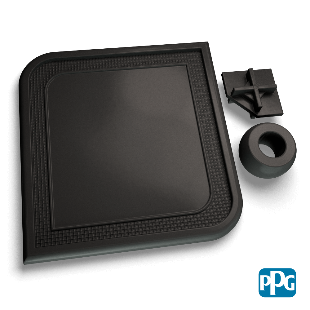 EBONY BLACK Powder Coating