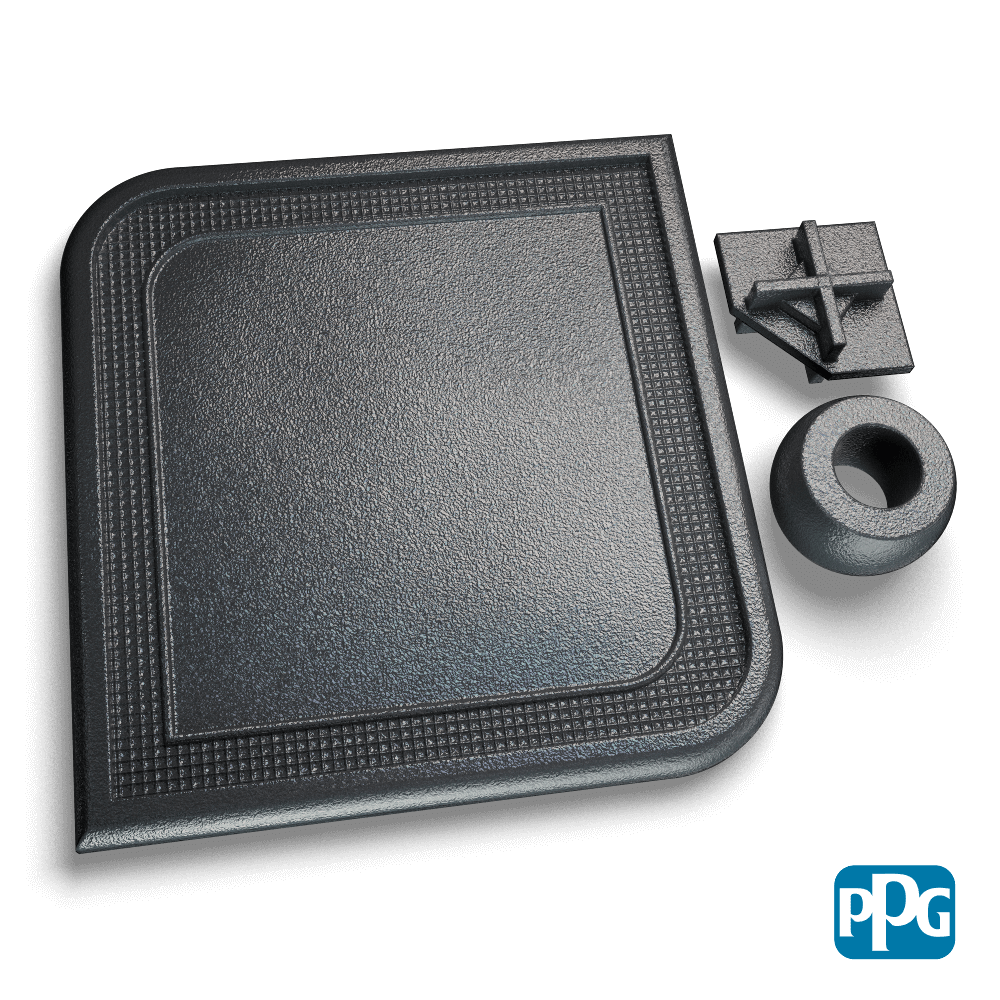 SMALL BATCH RAL 7024 GRAPHITE GRAY TEXTURE AAMA 04