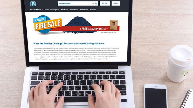 PPG Streamlines the Powder Buyer Experience Through Online Store