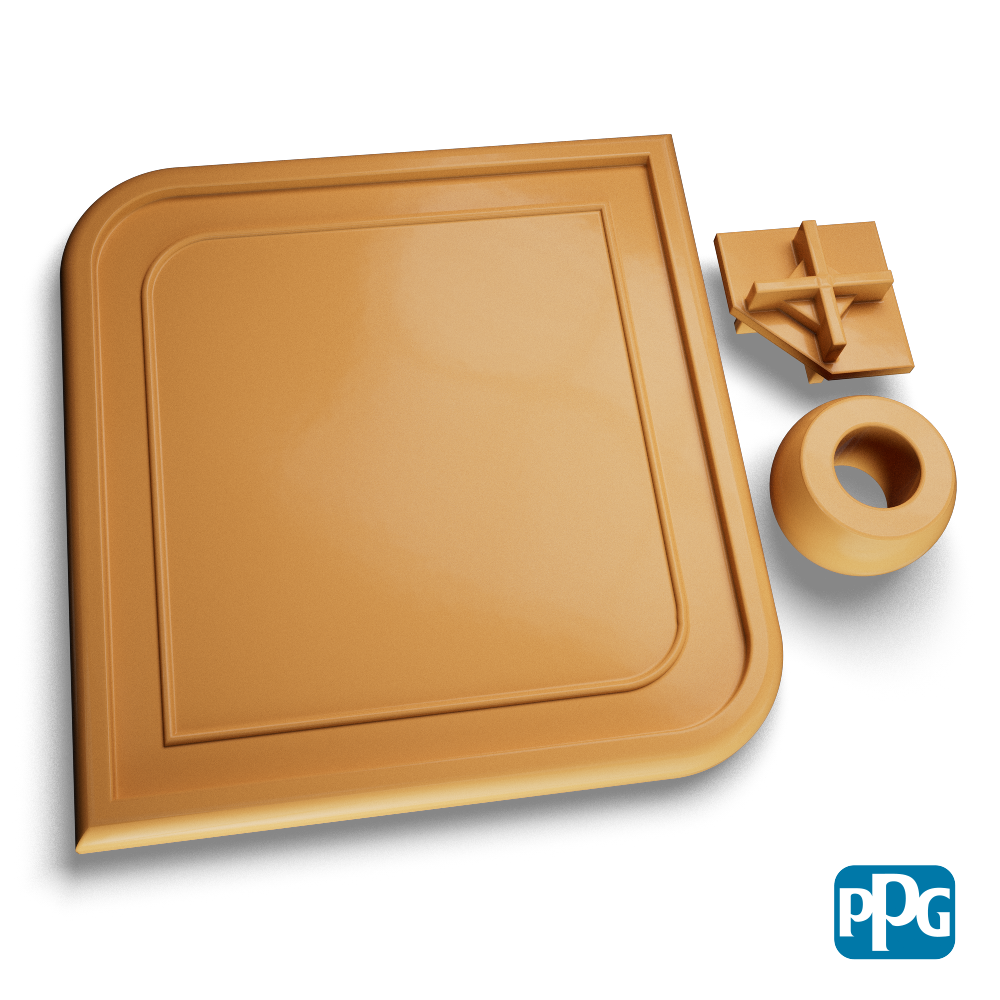 Small Batch PPG Powder Coatings YELLOW PRIMER