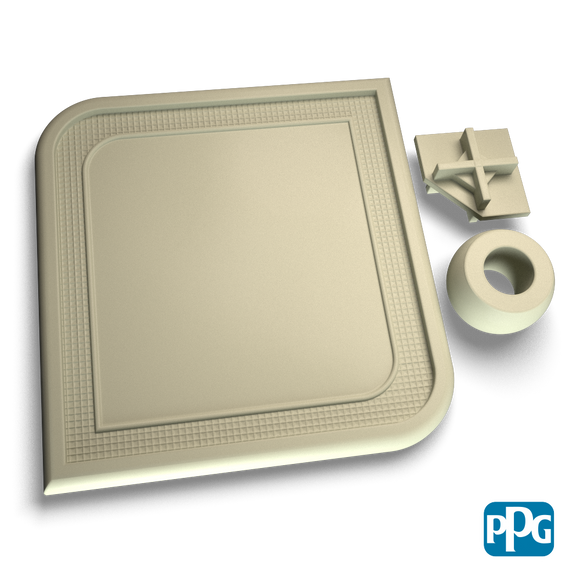 EnviroLuxe Beige Powder Coating
