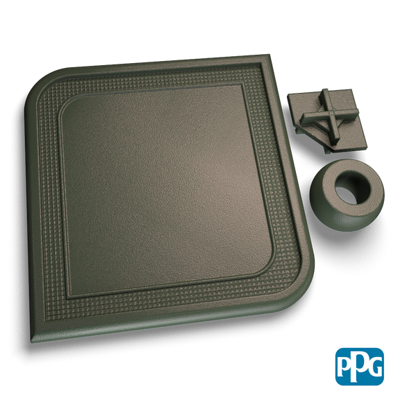 EnviroLuxe Dark Green Powder Coating
