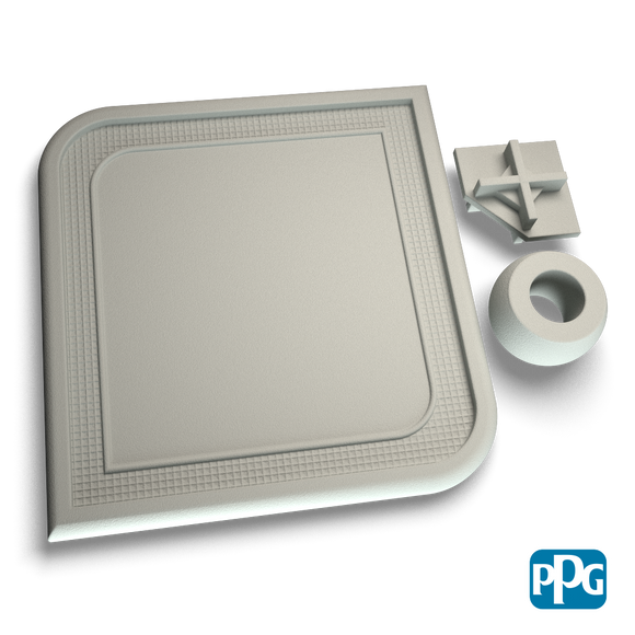 EnviroLuxe Silver Texture Powder Coating