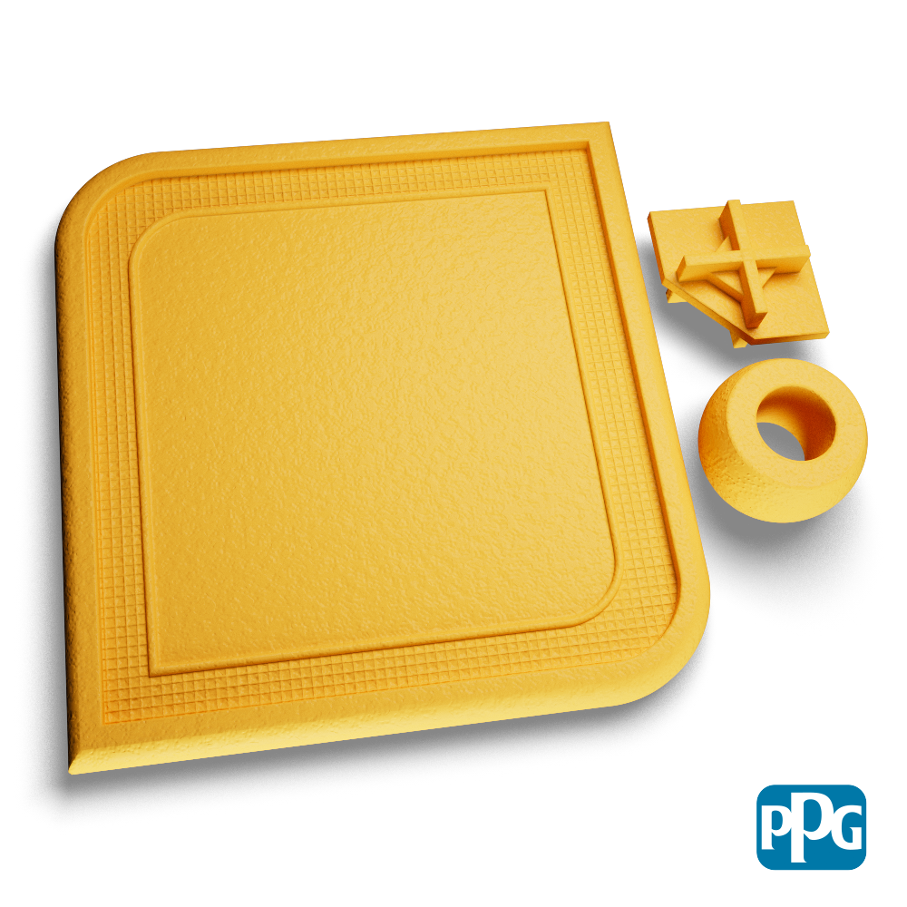 RAL 1023 Yellow River Texture
