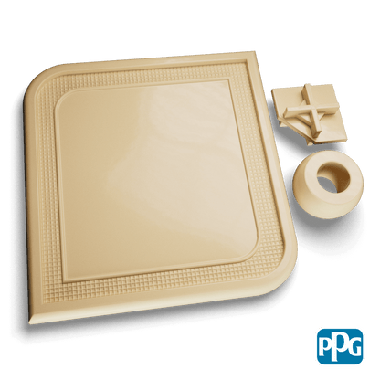 CREAM powder coating color swatch image