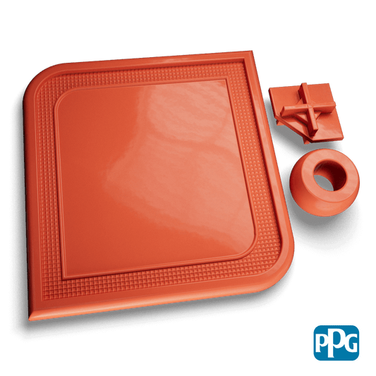 ORANGE powder coating color swatch image
