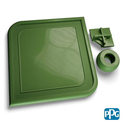 GREEN powder coating color swatch image