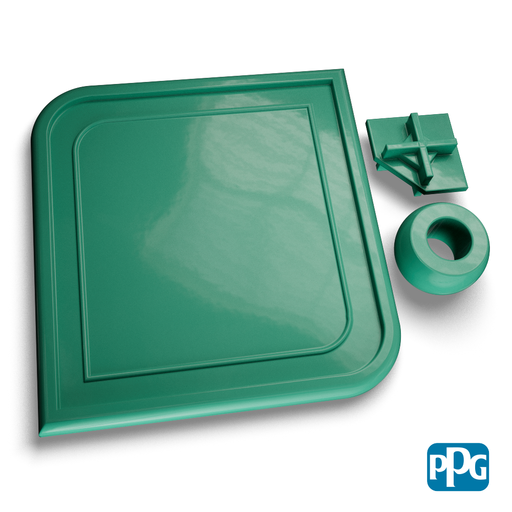 Small Batch PPG Powder Coatings ONAN GREEN XMR