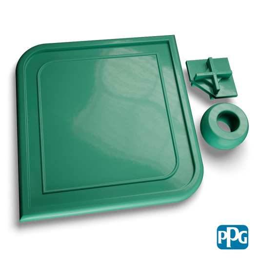 ONAN GREEN XMR powder coating color swatch image