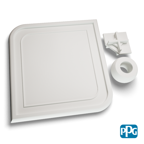 WHITE TEXTURED PANEL