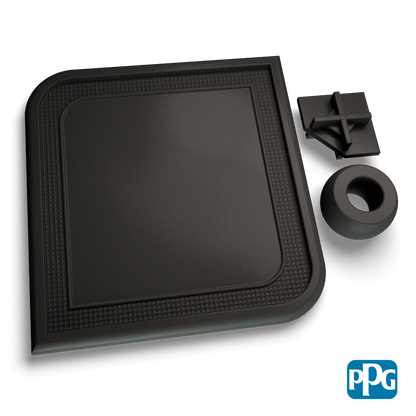DULL BLACK powder coating color swatch image