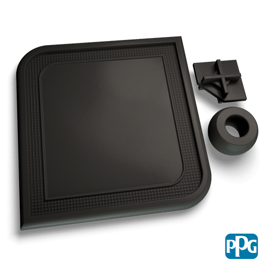 DULL BLACK powder coating color swatch image