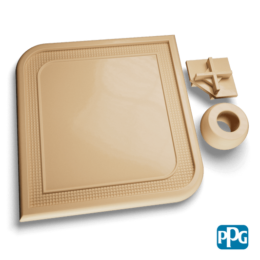 RAL 1001 BEIGE powder coating color swatch image