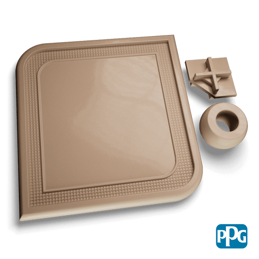 Small Batch PPG Powder Coatings RAL 1019 GRAY BEIGE AAMA 04