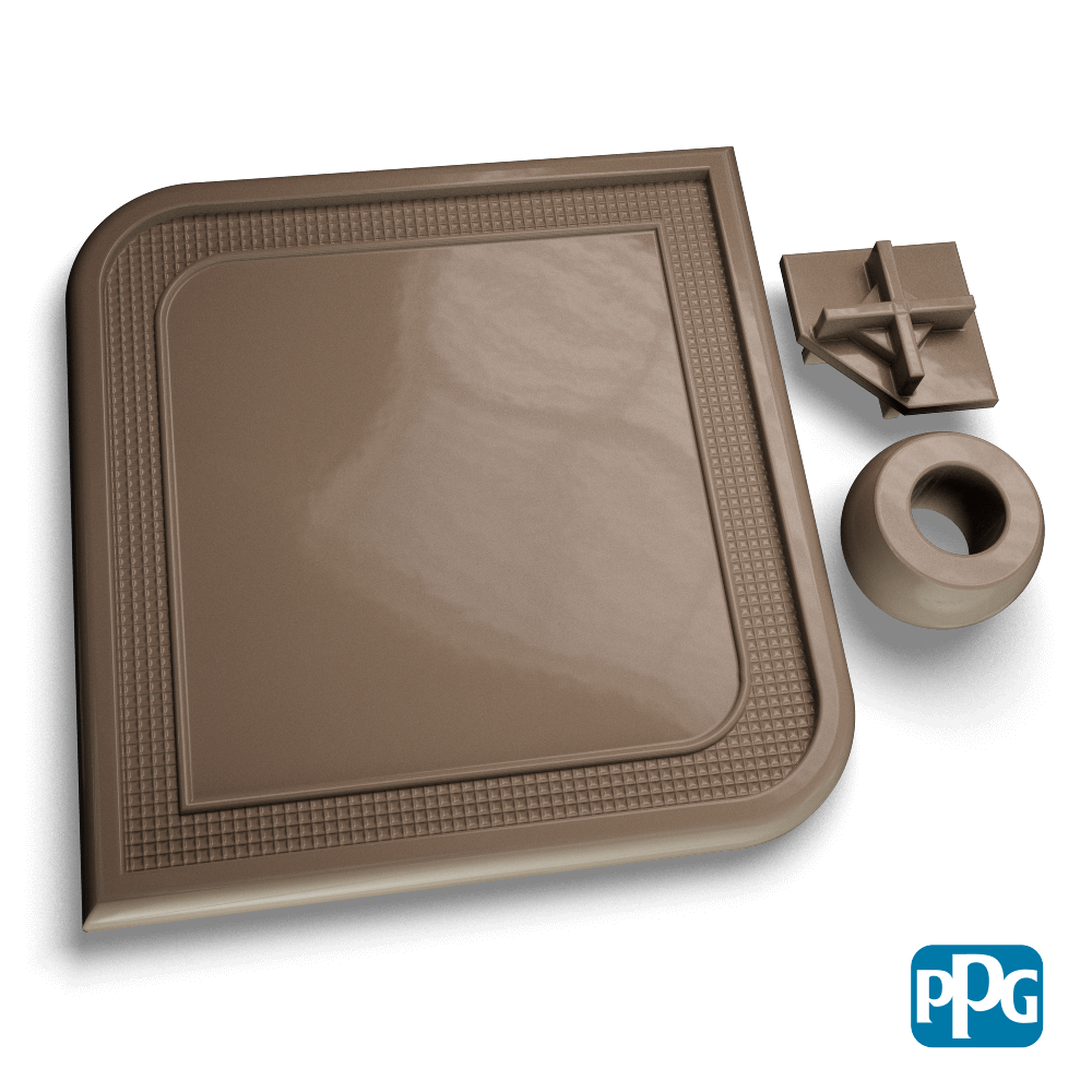 RAL 7006 BEIGE GRAY powder coating color swatch image