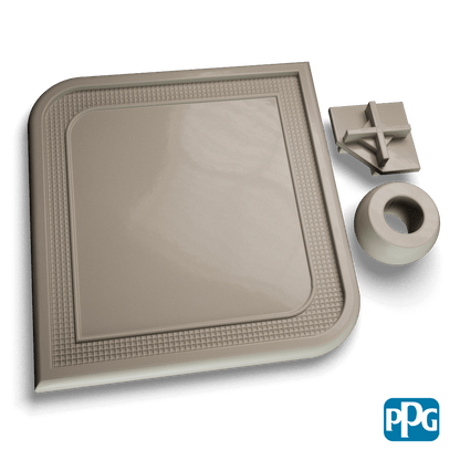 RAL 7030 STONE GRAY powder coating color swatch image