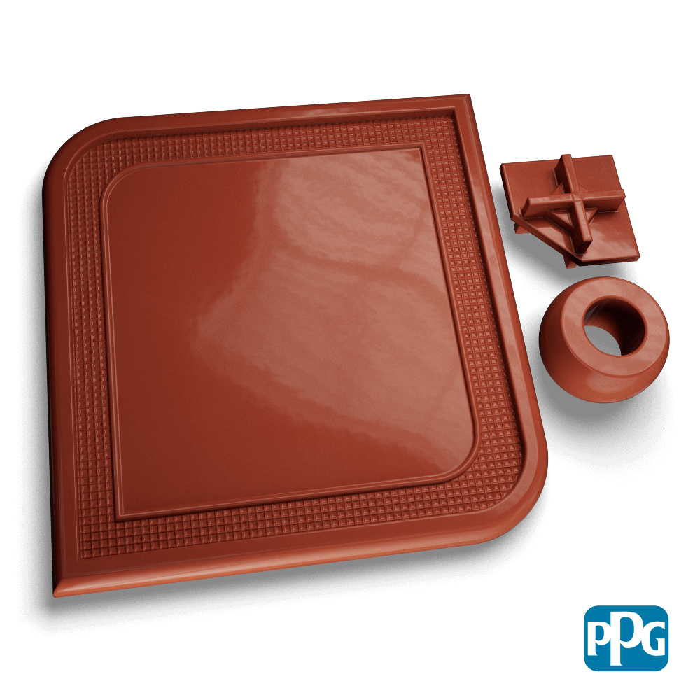 Small Batch PPG Powder Coatings RAL 8004 COPPER BROWN