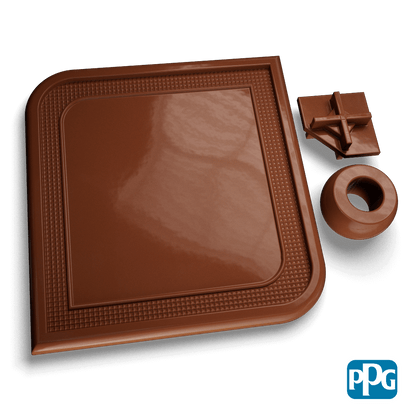 RAL 8007 FAWN BROWN powder coating color swatch image