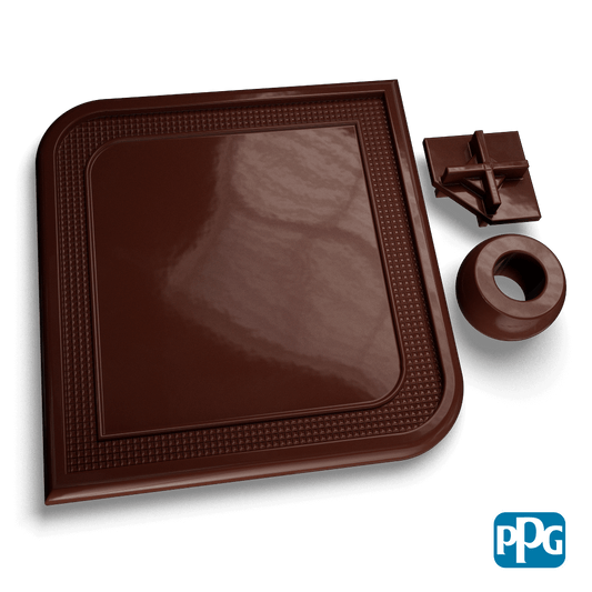 Small Batch PPG Powder Coatings RAL 8016 MAHOGANY BROWN AAMA 04