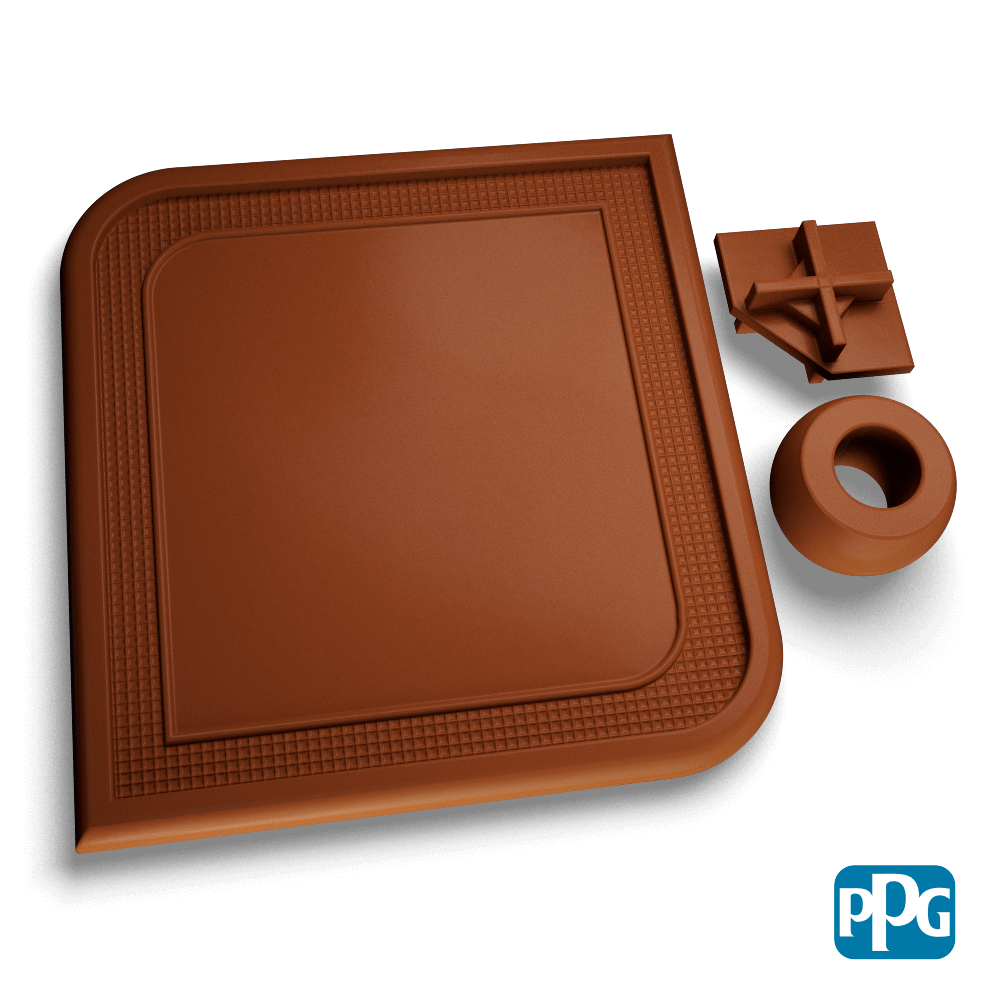 RAL 8003 CLAY BROWN MATTE AAMA 04