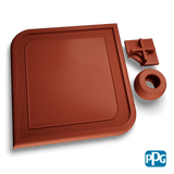 RAL 8004 COPPER BROWN MATTE AAMA 04 PANEL