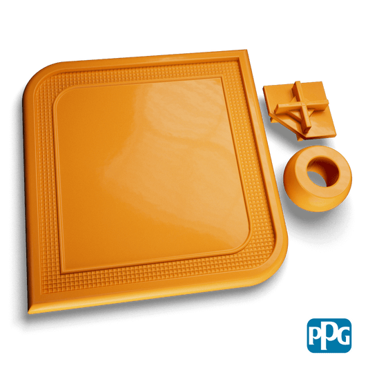 Small Batch PPG Powder Coatings RAL 1007 DAFFODIL YELLOW