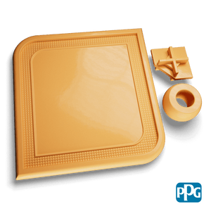 RAL 1017 SAFFRON YELLOW powder coating color swatch image