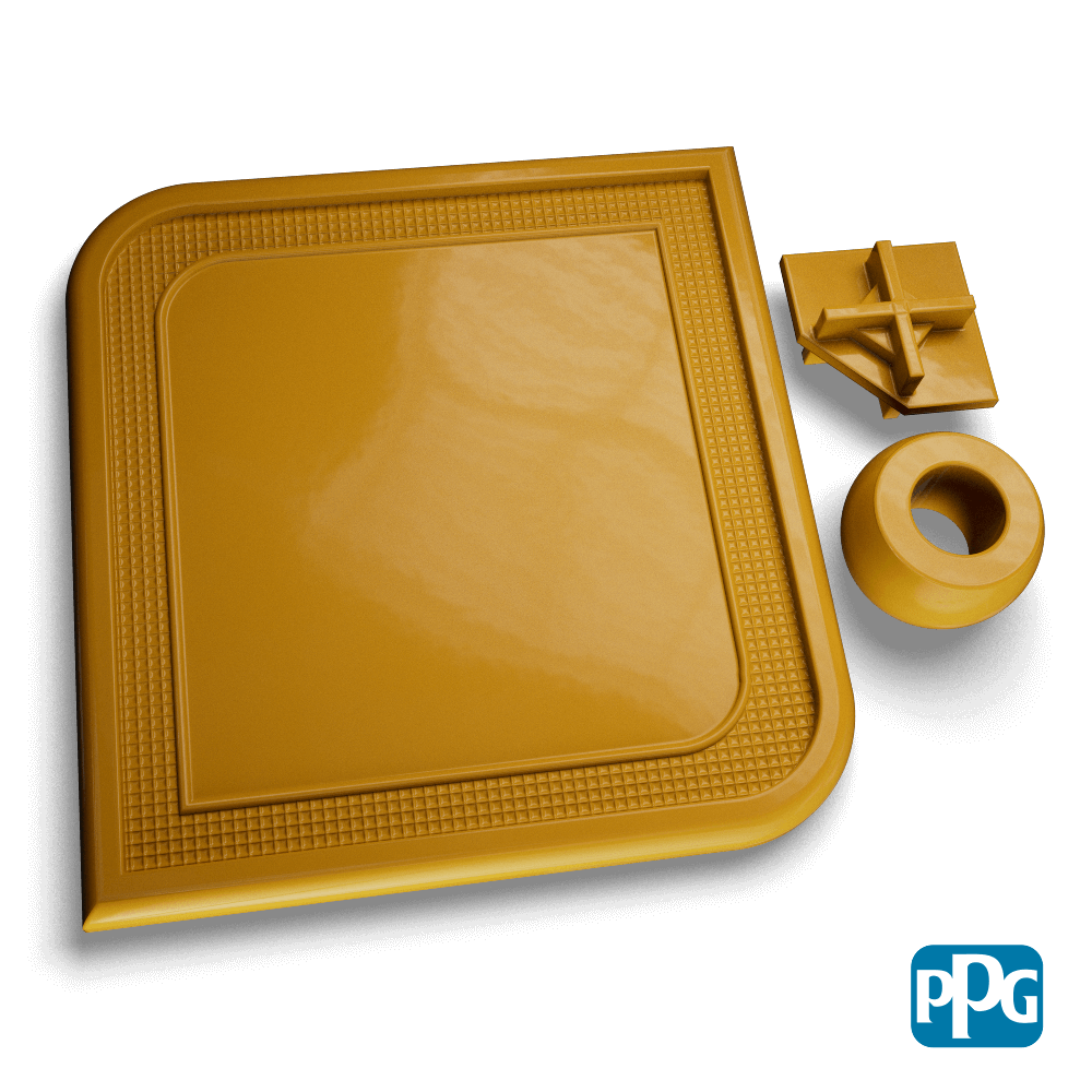 Small Batch PPG Powder Coatings RAL 1027 CURRY