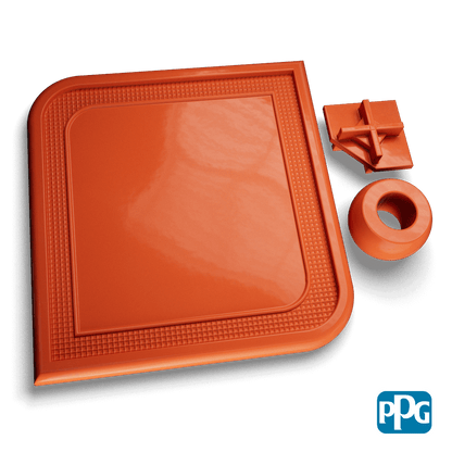 RAL 2010 SIGNAL ORANGE powder coating color swatch image