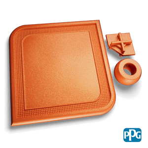 RAL 2008 BRIGHT RED ORANGE TEXTURE UD